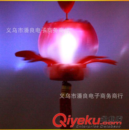 燈籠 兒童電動閃光音樂手提荷花燈籠 新款閃光節(jié)日用品 地攤廟會熱銷原始圖片3