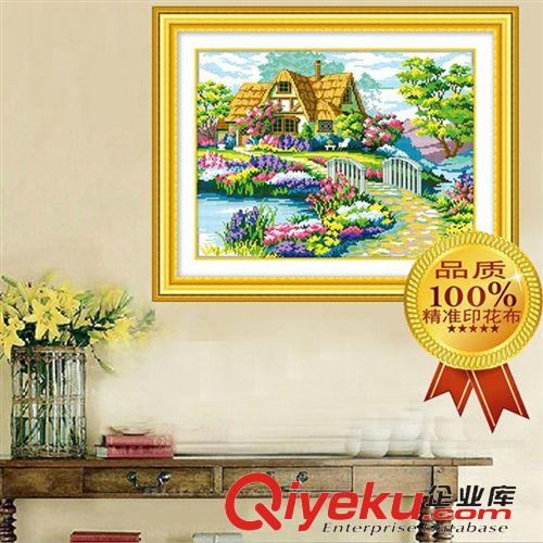 布藝工藝品 美麗家園十字繡精準印花客廳十字繡新款品牌義烏廠家批發優質貨源原始圖片2