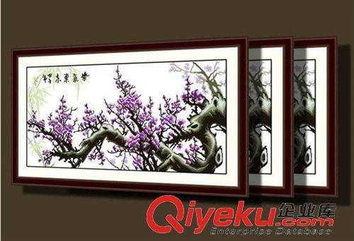 布藝工藝品 廠家批發 {zx1}款客廳品牌百分百精準印花蒙娜麗莎十字繡紫氣東來
