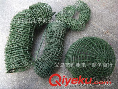 花朵/花球 塑料球架球膽花球殼DIY塑料球配件玫瑰球加工婚慶用品廠家批發原始圖片2