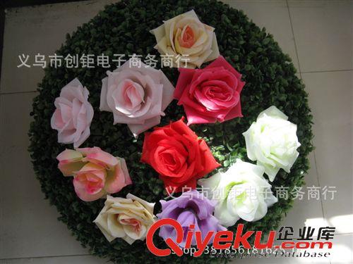 花朵/花球 gd仿真花朵布玫瑰花朵花球婚慶用品仿真花藤條仿真絹花牡丹新款原始圖片2