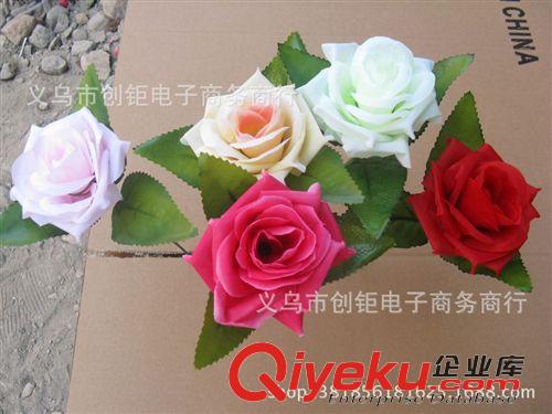 花朵/花球 gf真玫瑰花球gd婚慶用品花玫瑰花朵球形絹花假花仿真40厘米