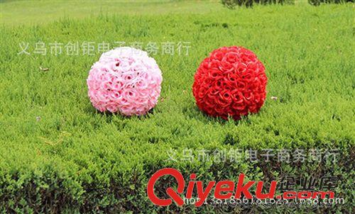 花朵/花球 仿真玫瑰花球婚慶花球喜慶用品婚房布置裝飾店慶廠(chǎng)家花球生產(chǎn)25原始圖片3