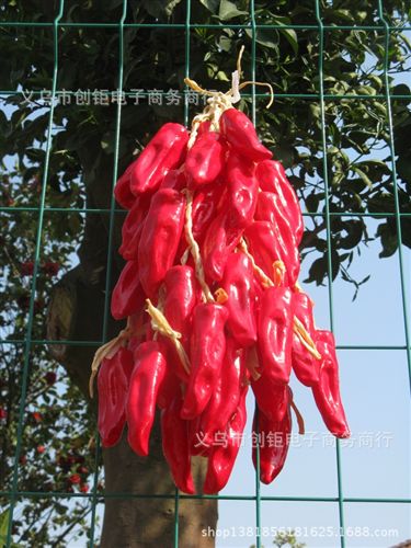 水果 仿真蔬菜串仿真水果串蔬菜水果藤條泡沫果裝飾果串農(nóng)家樂土豆裝飾原始圖片3