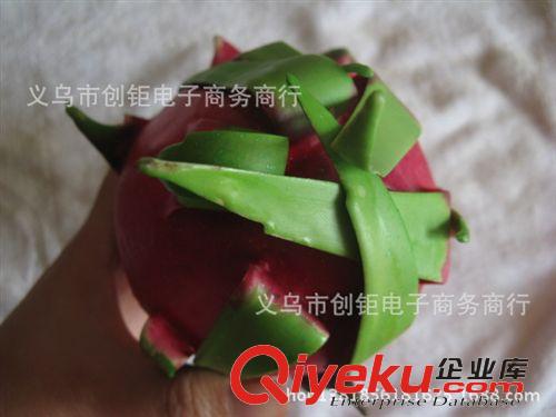水果 gf真火龍果泡沫火龍果裝飾保麗龍泡沫桔子蘋果批發(fā)仿真果藤條原始圖片3