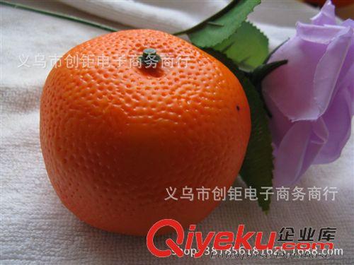 水果 gf真桔子假橙子撒珠子橙子原皮橘子裝飾水果保麗龍泡沫桔子批發(fā)原始圖片2
