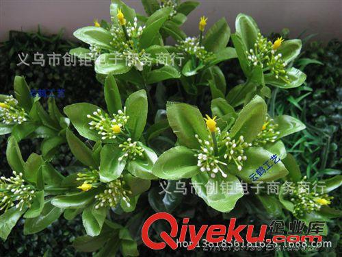 柵欄盒/片/手把花 仿真盆栽盆景小樹(shù)冬青綠色裝飾廠家加密會(huì)議窗臺(tái)桌子墻面批發(fā)原始圖片2