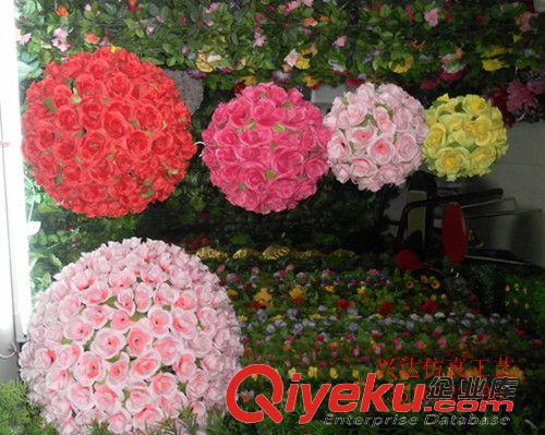 仿真植物 仿真花球批發 商場超市用 批發加工