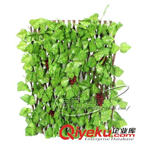 柵欄 伸縮木柵/欄批發 裝飾假樹葉藤條彩印葡萄葉藤蔓 仿真柵/欄批發原始圖片3