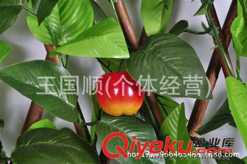 柵欄 廠家直銷 仿真柵欄淺葉 加密型顏色鮮艷形態逼真帶果實人造草坪原始圖片2