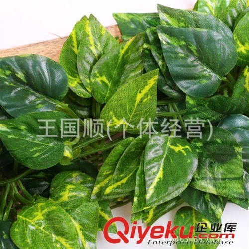 藤條 批發(fā)仿真藤仿真藤條水管裝飾品仿真綠葉藤蔓塑料裝飾假花藤條綠葉原始圖片2