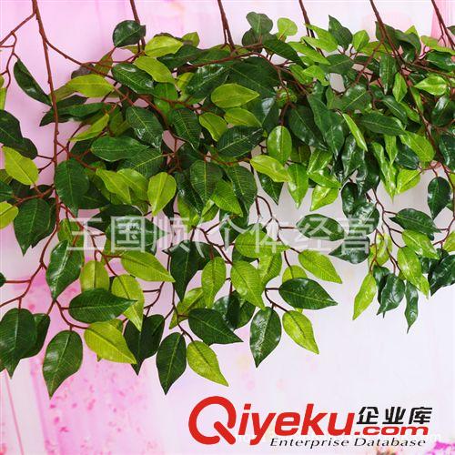 仿真植物 仿真榕樹(shù)葉仿真樹(shù)葉葉子園林裝飾葉子假楓葉假樹(shù)葉工程用樹(shù)葉tj原始圖片2