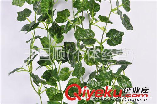 仿真植物 仿真植物 仿真花假花藤條綠葉把束 圣誕元旦裝飾 批發 廠家直銷原始圖片2