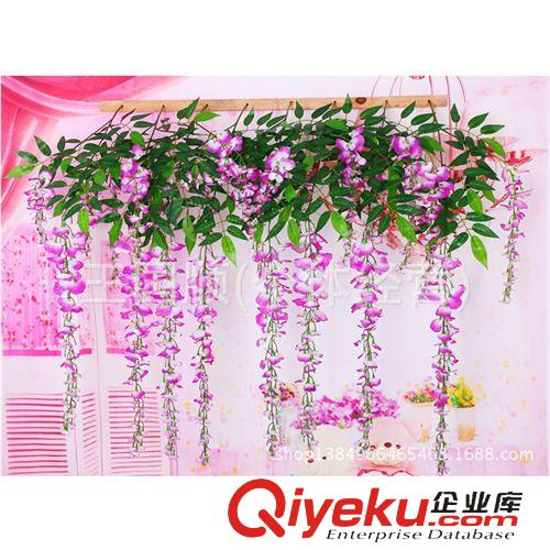 花條 熱銷豆花枝 婚禮場景裝飾  拱門纏繞花藤 仿真花批發 廠家直銷