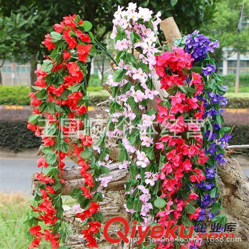 花條 仿真人造花藤 豆花串家居裝飾仿真花 廠家直銷 多色裝飾花藤