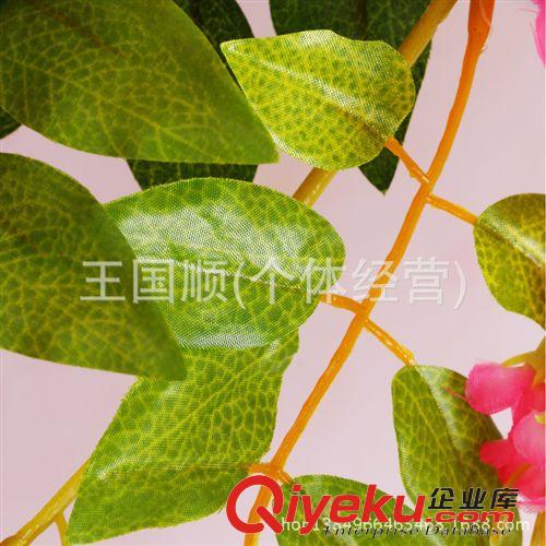花條 仿真玫瑰花藤裝飾 彩印長豆花 仿真空調(diào)管裝飾花藤批原始圖片3