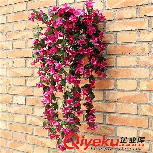 仿真植物 tj仿真紫羅蘭花壁掛 家具 婚慶 墻藝裝飾掛假花 廠家直銷(xiāo)原始圖片2