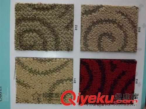 賓館酒店滿鋪地毯 廠家直銷高級簇絨丙綸圈絨加厚工程工裝賓館酒店花型阻燃滿鋪地毯原始圖片3