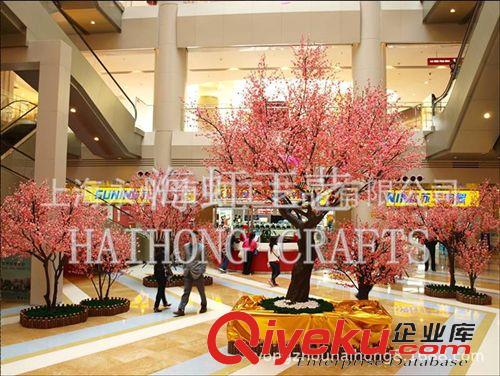大樹、小組景類 仿真桃花樹，仿真櫻花樹，仿真許愿桃樹，假大型許愿樹，假桃花樹