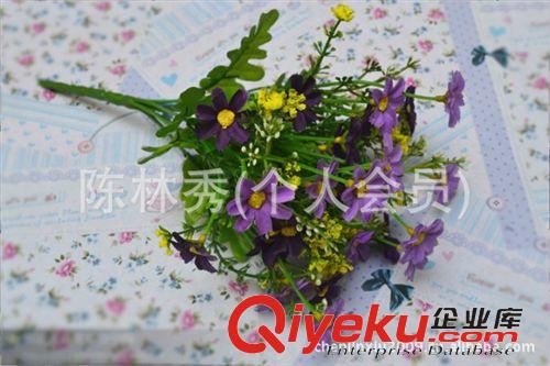 熱銷 gf過膠葉子  植物草墻裝飾材料批發  小蘭花草  白邊仿真蘭花葉