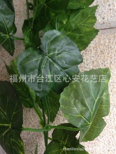 藤條 【小額批發】供應仿真花-絹花花十字藤條 超密葡萄架裝飾藤條葉原始圖片3