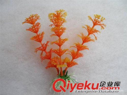 仿真水草 仿真水族水草批發(fā)供應(yīng)   魚缸 裝飾、水草 10公分假草