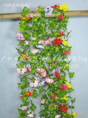 常青藤/花藤 B6914-單條丁香仔藤 仿真花藤條 仿真丁香花條 仿真丁蘭花藤條原始圖片3