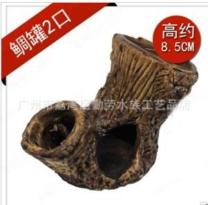 龜魚用品 樹脂烏龜曬臺(tái) 烏龜爬行石 龜龜爬行石 樹脂爬行石 樓梯式 9002