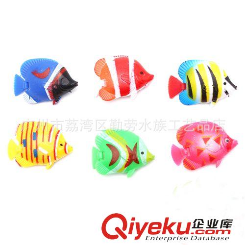 龍鳳塑料魚 廣州廠家供應小魚缸水族箱裝飾小塑料魚 假魚塑料魚會游動的小魚