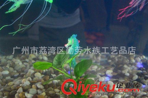 龍鳳塑料魚 廣州創意魚缸水族箱造景裝飾 軟體珊瑚 新款仿真海馬 形象逼真