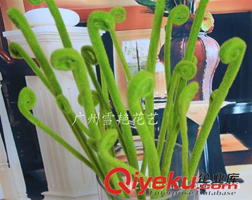 仿真花-花材、仿真葉子系列 供應仿真葉子 毛毛卷 手感 插花葉子 花材 小圈圈