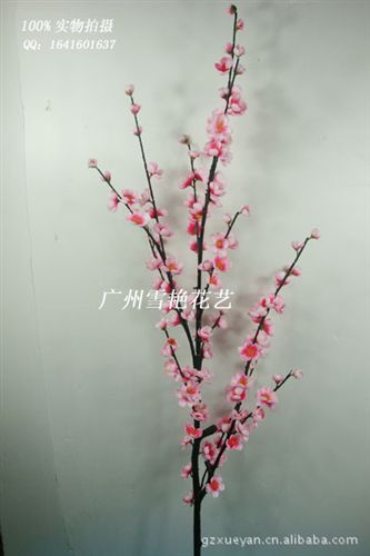 仿真花-桃花、梅花系列 供應(yīng)梅花 仿真梅花 臘梅 gd梅花 大梅花 梅花王原始圖片2