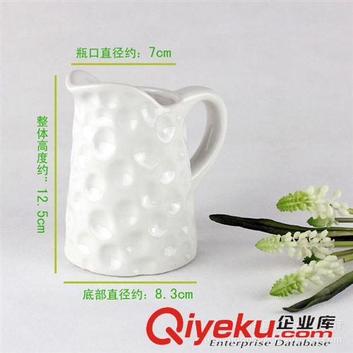 陶瓷花盆 花瓶 2049白色陶瓷花盆 迷你小花盆插花花器陶瓷花盆容器 陶瓷迷你花盆原始圖片2