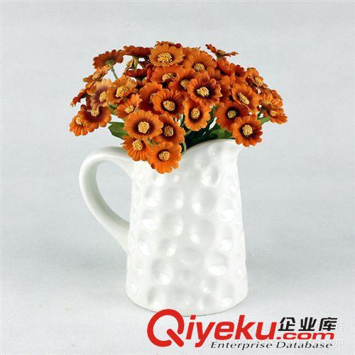 陶瓷花盆 花瓶 2049白色陶瓷花盆 迷你小花盆插花花器陶瓷花盆容器 陶瓷迷你花盆原始圖片3