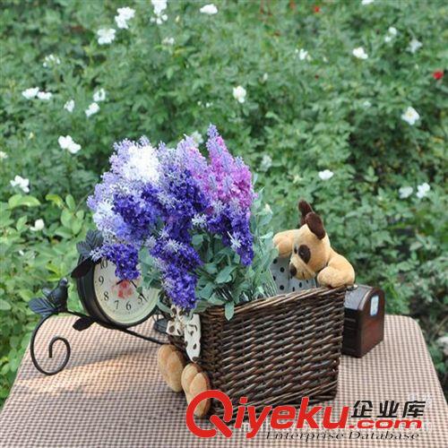 仿真花 10頭薰衣草 普羅旺斯 外貿(mào)出口 工藝品擺件 仿真花 廠家批發(fā)