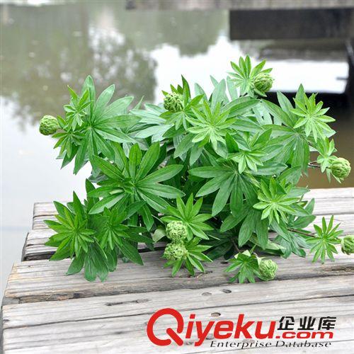 仿真花 鲁冰花叶把束 仿真植物人造花 仿真花批发 义乌厂家