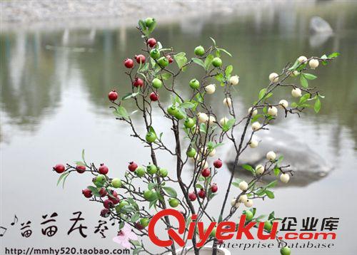 仿真干花 藤球  HY22015石榴果 仿真花葉定制 義烏市仿真花廠家批發