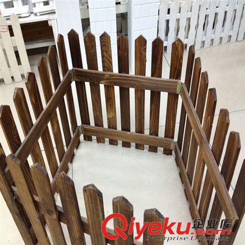 花器 花瓶批發 40cm高原木籬笆柵欄 歐式花園庭院圍景 木質 義烏廠家批發