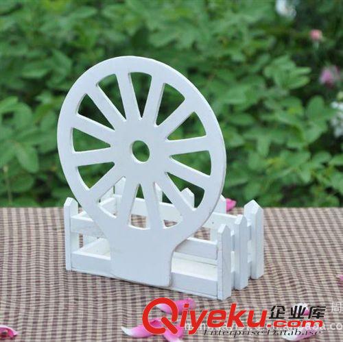 花器 花瓶批發(fā) 圓形柵欄  炭化防腐連木花桶  義烏廠家批發(fā) 花盆原始圖片2