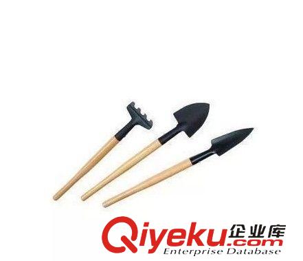 園林器具 園藝工具 小鐵鏟 小鐵耙 小鐵鍬三件套裝 家庭園藝用品原始圖片2