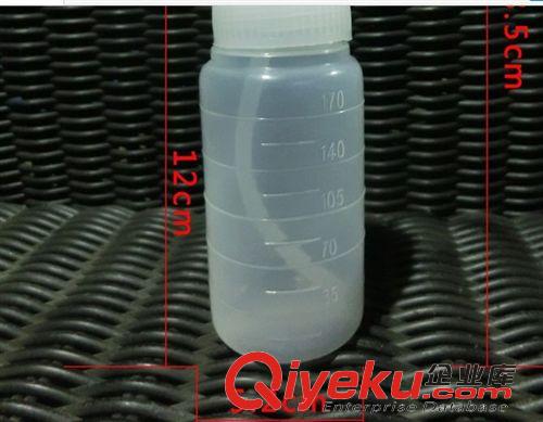 園林器具 澆水壺擠壓式多肉植物尖彎嘴灑水澆花瓶 帶刻度 250ml原始圖片2