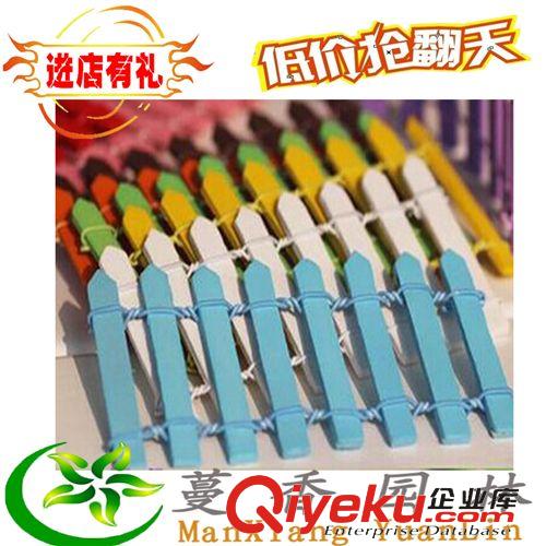 田園家居陶瓷小擺件 【廠家直銷】木質(zhì)迷你小柵欄 籬笆多肉植物擺件 ( 5CM )高