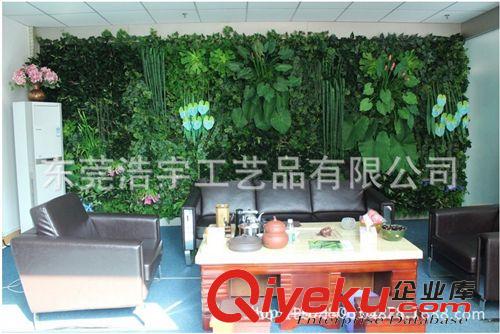 仿真植物墻 廣東定制 gd仿真植物墻立體綠化墻櫥窗酒店餐廳綠植墻工程原始圖片2