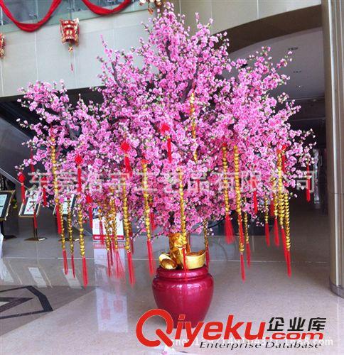 仿真花果樹/系列 仿真植物 仿真許愿樹 真木桿仿真假桃花樹 氣氛仿真樹