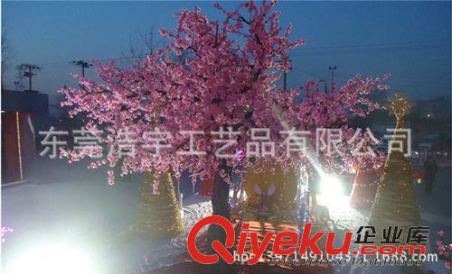 仿真花果樹/系列 仿真植物 仿真許愿樹 真木桿仿真假桃花樹 氣氛仿真樹原始圖片2