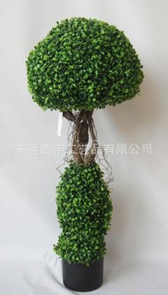 仿真綠植 特殊仿真工藝 仿真植物 假樹 創(chuàng)意仿真植物 米蘭球樹盆栽原始圖片2