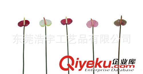 半成品枝 葉 廠家直銷仿真紅掌葉子  半成品假葉子 假植物  顏色尺寸可定制原始圖片3