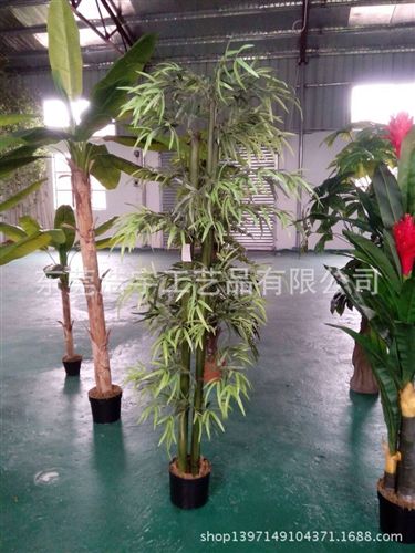 仿真竹子 仿真PVC竹子 gd仿真竹子 景觀竹子 仿真植物批發(fā)原始圖片3