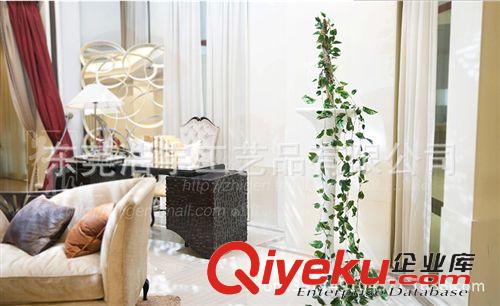 藤條/把束/壁掛 仿真植物葉片藤條壁掛 庭院柵欄 大型場所天花裝飾藤條 批發