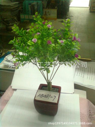 仿真小花草盆栽系列 廠家直銷仿真小花樹盆栽  室內(nèi)外擺設(shè)假花樹 可定制尺寸